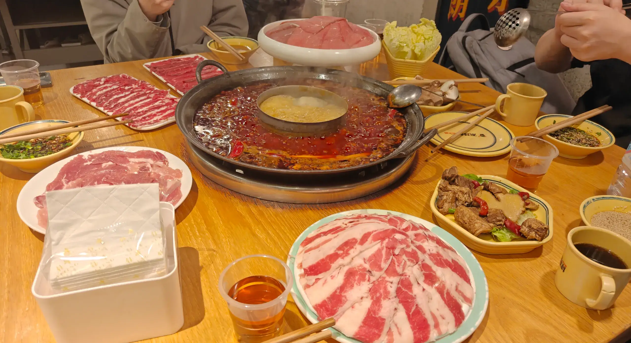 重庆的微辣火锅